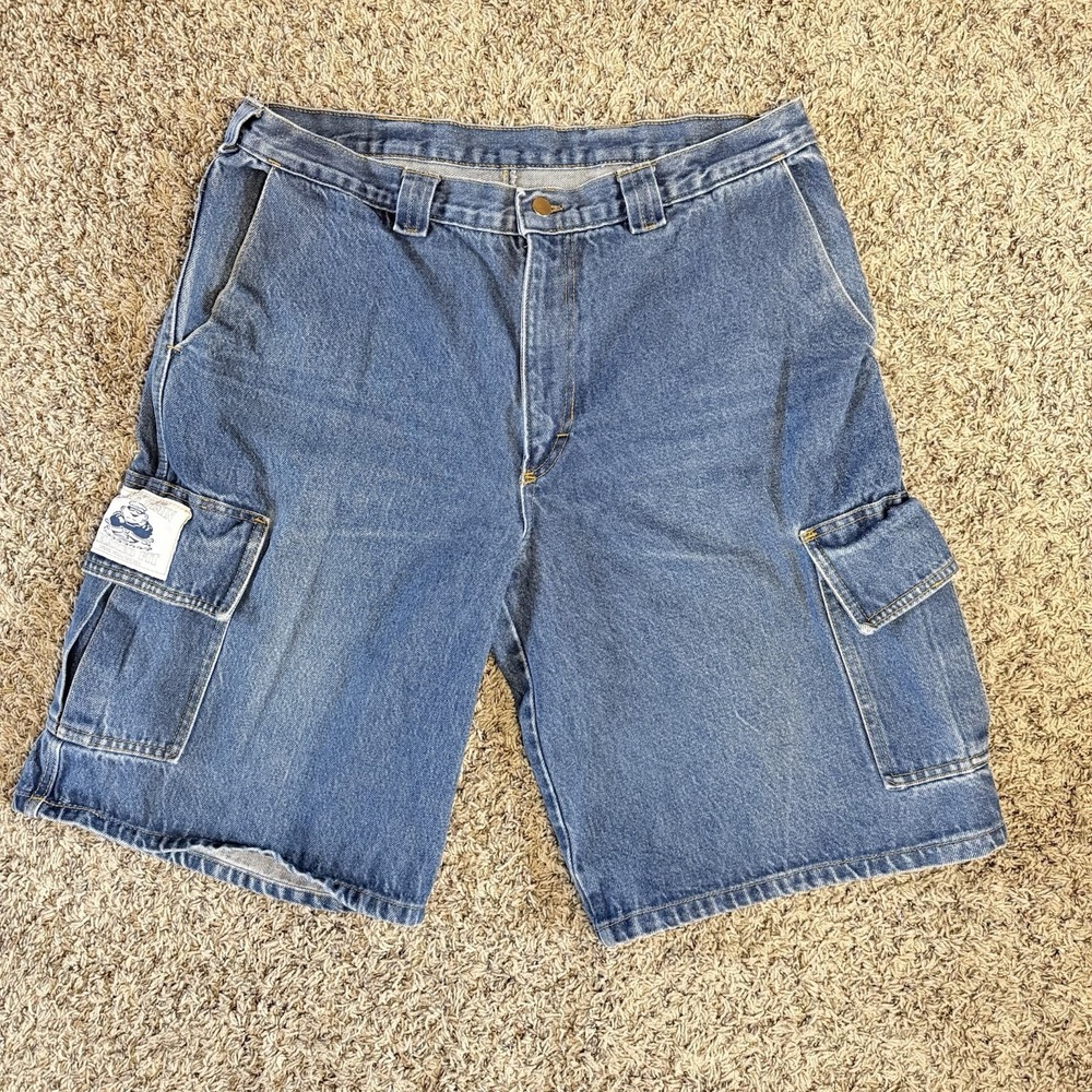 Hard Timin Denim Shorts Mens 40x Silver State Industries Nevada USA Made
